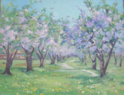 Orchard Path by Barbara Lussier