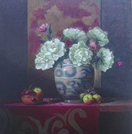 Peonies and Apples By Richard Pionk