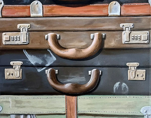 Stacked Luggage 