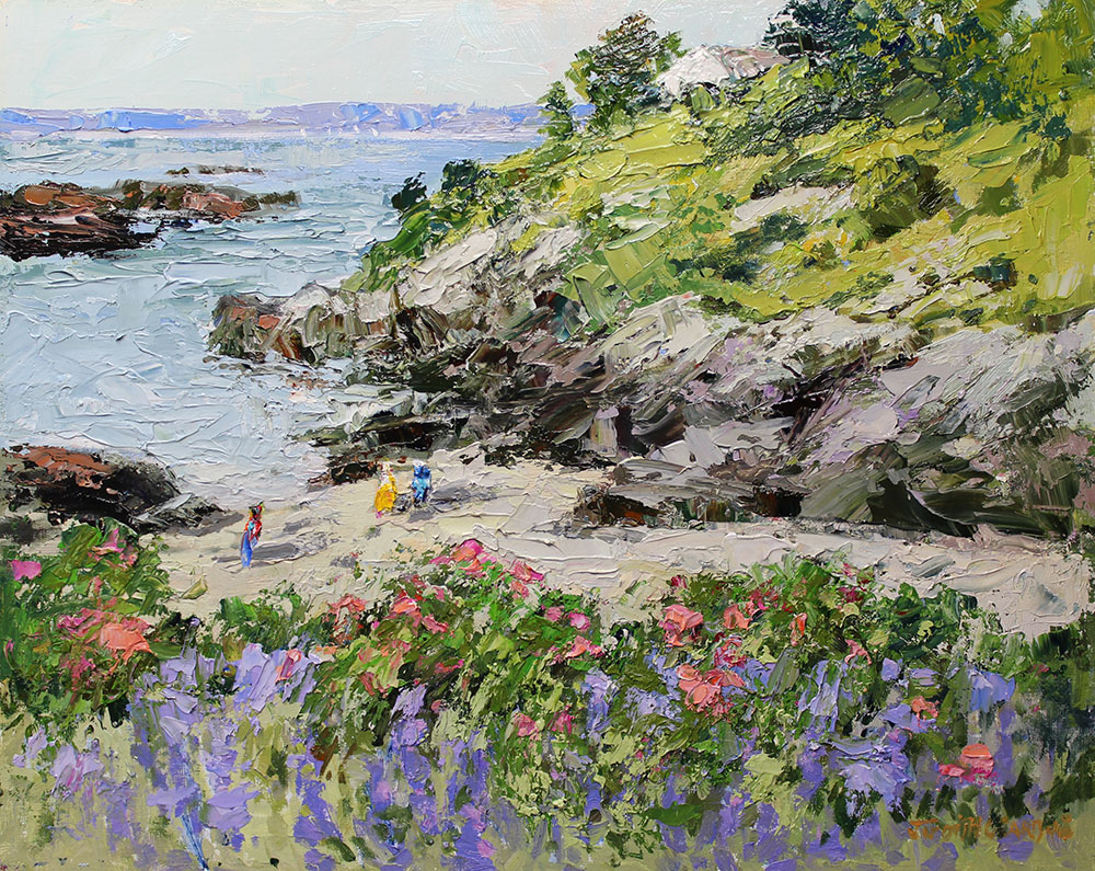Shell Seekers, Maine Coast