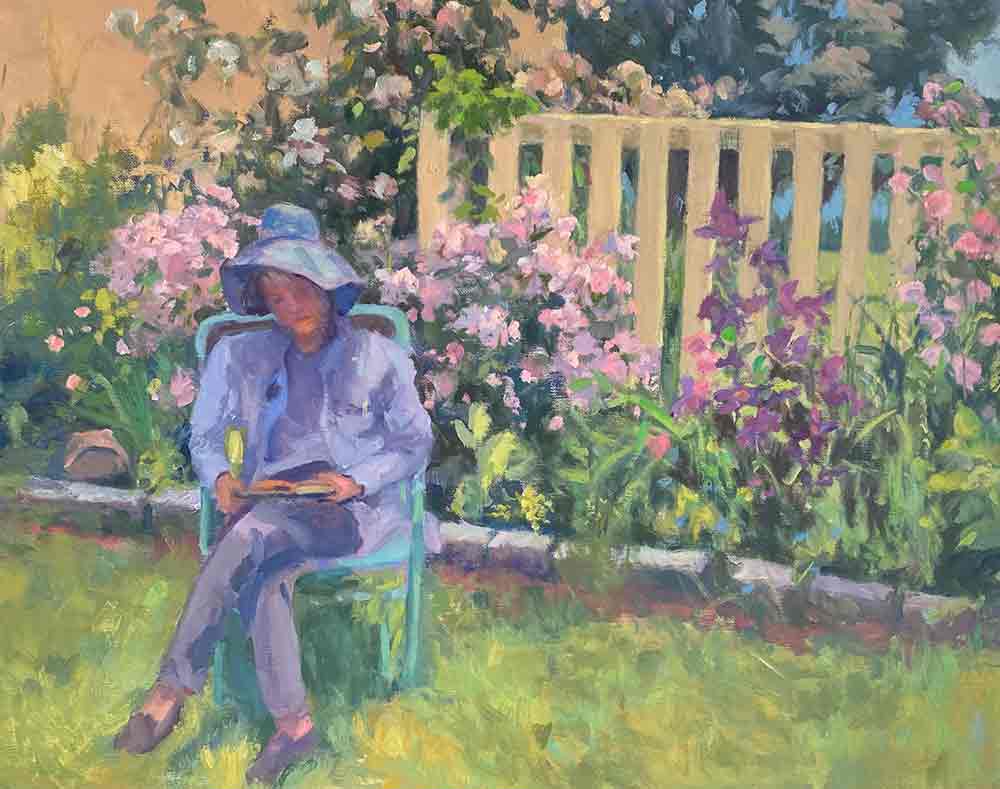 Reading in the Garden