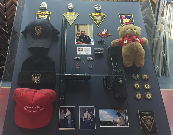 A retirement present from this officer’s two sons