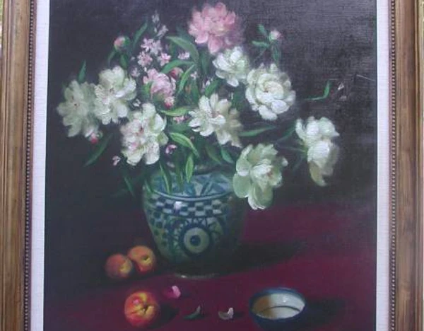 Peonies and Peaches