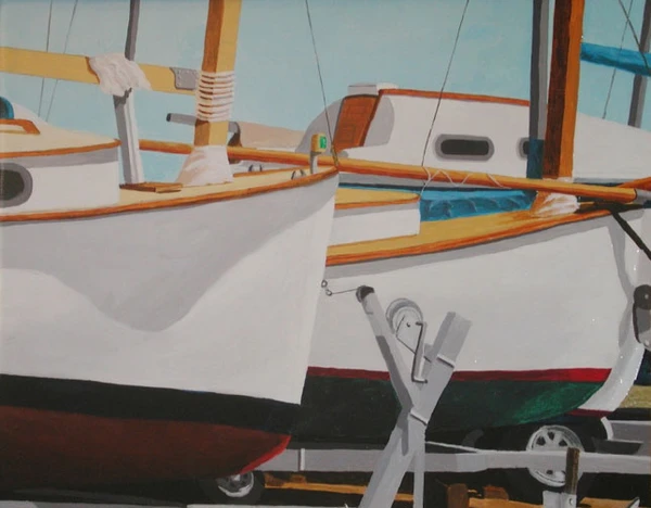 Catboats in the Yard
