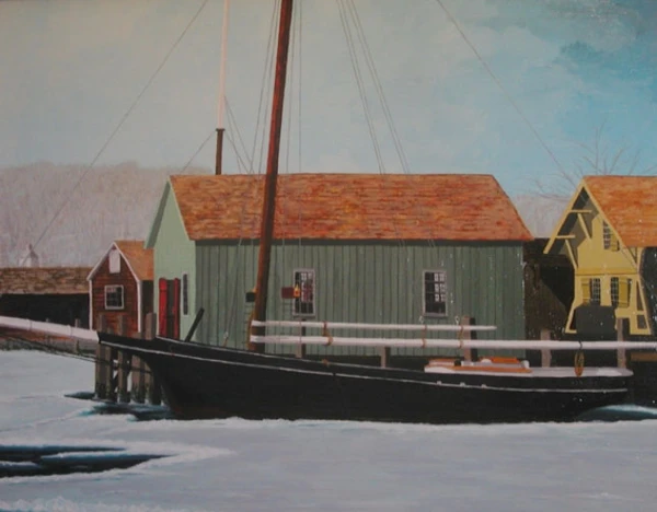 Icebound at the Oyster Dock