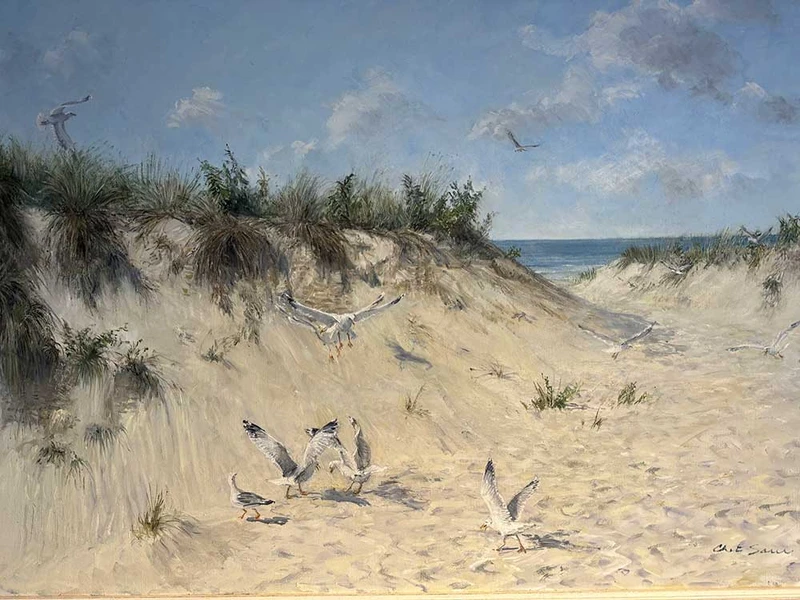 Meeting at the Beach By Chet Saur